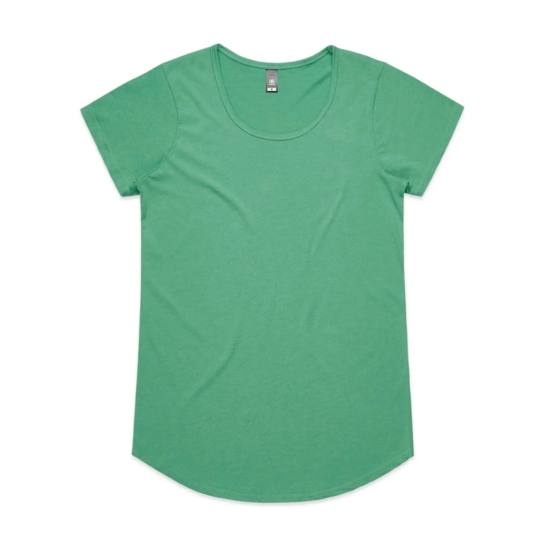 As Colour Women's mali tee 4008 Casual Wear As Colour LIGHT GREEN MARLE XSM